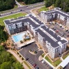 Aerial view of the property