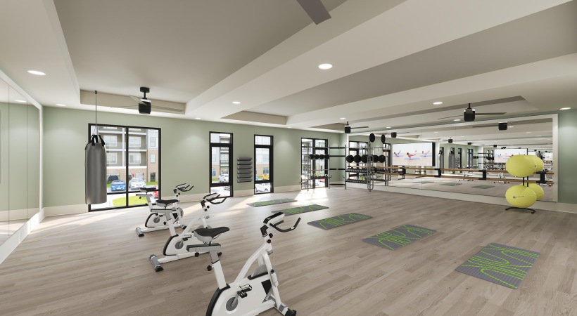 Fitness Center Up to date fitness center centrally located